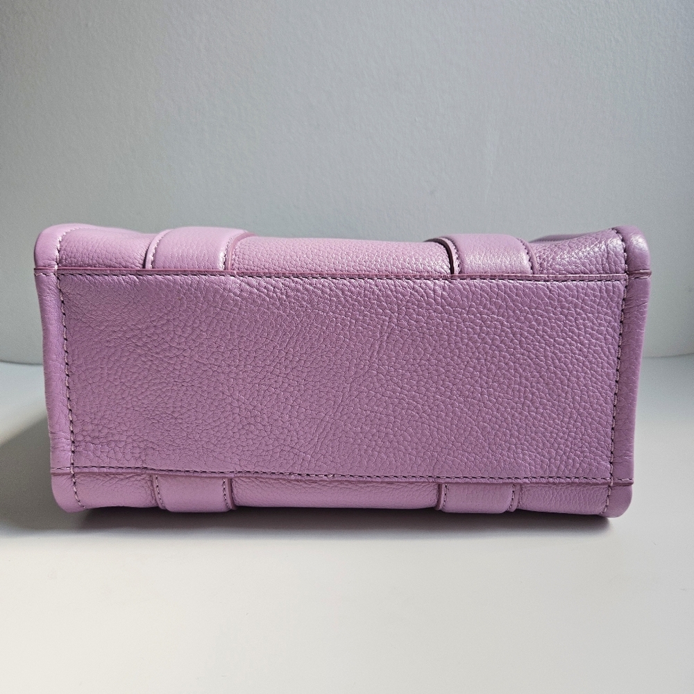 Marc Jacobs Leather Small Tote Bag in Regal Orchid - Picture 7 of 16